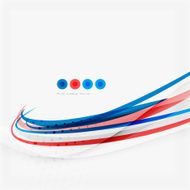 Red and blue color swirl concept N20