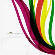 Rainbow color wave stripes N2