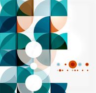 Semicircle triangle pattern N172