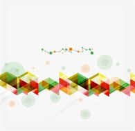 Clean colorful unusual geometric pattern design N119
