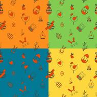 Easter Seamless Pattern N32
