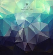 Abstract polygonal background N125