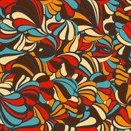 sea shell vector pattern on a background