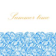 sea shell vector pattern on a background N3