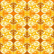 Vector thai floral decorative ornament N5