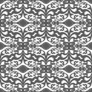 Vector thai floral decorative ornament N6
