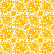 Vector thai floral decorative ornament N7