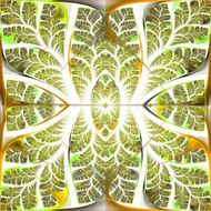 Fabulous fractal pattern Collectiont - tree foliage Computer g