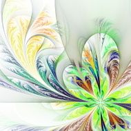 Diagonal symmetric multicolor fractal tracery Collection - fros