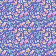 Bright vector floral pattern