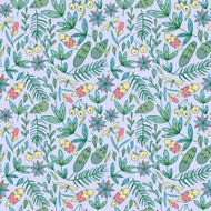 Vector forest pattern
