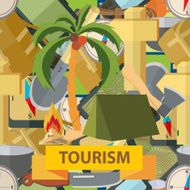 Seamless illustration Tourism