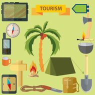 Seamless illustration Tourism N4