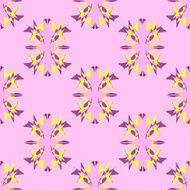 Geometric pink abstract seamless background