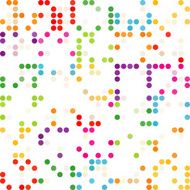 Colorful Random Dots Background Creative Design Templates N28
