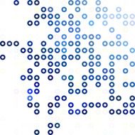 Blue Donuts Background Creative Design Templates N10