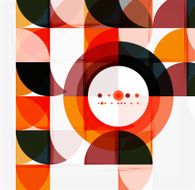 Semicircle triangle pattern N185