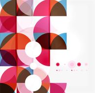 Semicircle triangle pattern N187