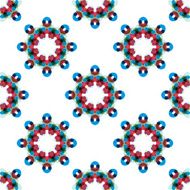 Seamless vector geometric abstract pattern Creative round shapes made of N55