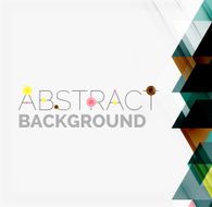 Abstract geometric background Modern overlapping triangles N262