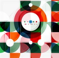 Semicircle triangle pattern N212