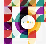 Semicircle triangle pattern N214
