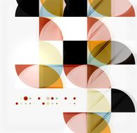 Semicircle triangle pattern N215