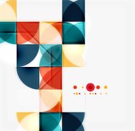 Semicircle triangle pattern N218