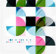 Semicircle triangle pattern N219