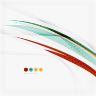 Red and blue color swirl concept N23