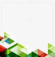 Abstract geometric background Modern overlapping triangles N266