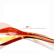 Red orange bright feather lines concept N2