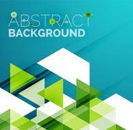 Abstract geometric background Modern overlapping triangles N269