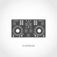 Musical instrument mixing console flat icon N2
