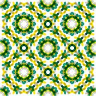 Seamless vector geometric abstract pattern Creative round shapes made of N60