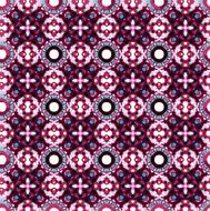 Seamless vector geometric abstract pattern Creative round shapes made of N62