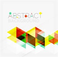 Abstract geometric background Modern overlapping triangles N270