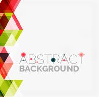 Abstract geometric background Modern overlapping triangles N274
