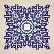 Vector baroque ornament in Victorian style N32