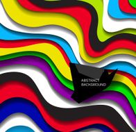 Abstract colorful lines background N46
