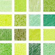 Green textures set