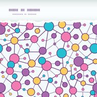 Molecular Structure Horizontal Torn Seamless Pattern background