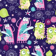 Texture of funny monsters