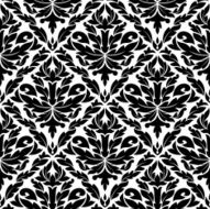 Seamless pattern in damask style