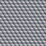 Abstract seamless 3D white cubes vector background N2