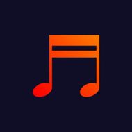 Music note background