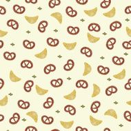 Baking goods seamless pattern