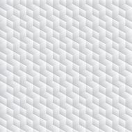 Abstract seamless 3D white cubes vector background N11