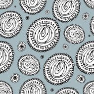 Abstract circle seamless pattern for your design