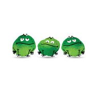Funny frogs Watercolor sketch for your design